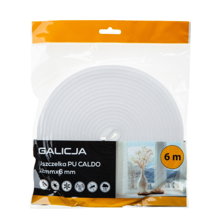 Uszczelka CALDO PU 6m 12x6mm